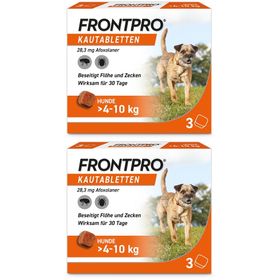 FRONTPRO® Kautablette für Hunde (>4-10kg)