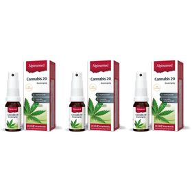 Alpinamed® Cannabis 20 Dosierspray mit Vollspektrum Cannabis-Aromaextrakt, Hanfsamenöl und Vitamin E