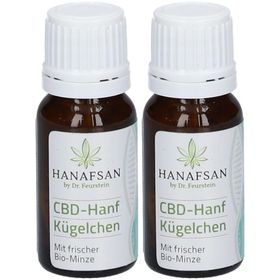 CBD Hanf Xylit Kügelchen mit frischer Bio-Minze