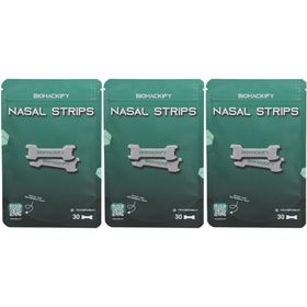 Biohackify® Nasal Strips – transparente Nasenstrips