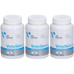 Vet Expert VetoSkin – 60 Kapseln für kleine Hunde und Katzen