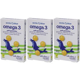Arctic Blue Omega 3 Gummies Tropic mit Vitamin D & Jod