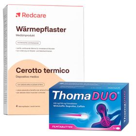 Redcare Wärmepflaster + ThomaDUO® 400mg/100mg - Jetzt 10% sparen mit dem Code „thomaduo10“