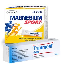 Traumeel® Salbe + Dr. Böhm® Magnesium Sport® Sticks