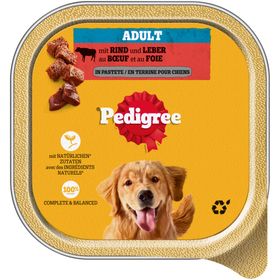 Pedigree Schale 300g Pastete mit Rind und Leber
