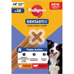 Pedigree Snacks Denta Stix tägliche Zahnpflege Multipack medium