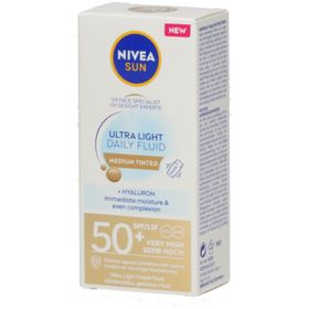 NIVEA SUN UV Gesicht Experte Invisible Daily Fluid LSF 50+ MEDIUM TINT