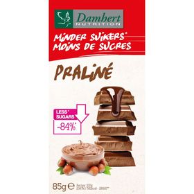 Damhert Schokoladentafel Praline weniger Zucker