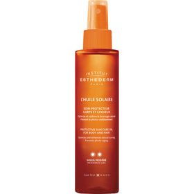Institut Esthederm l'Huile Solaire Schützendes Sonnenpflegeöl für Körper & Haar Mäßige Sonne