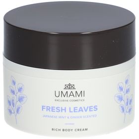 UMAMI Fresh Leaves Rich Body Cream Menthe du Japon & Gingembre