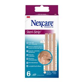 Nexcare Steri-Strip Wondsluitingstrips Huidskleur 6 mm x 75 mm