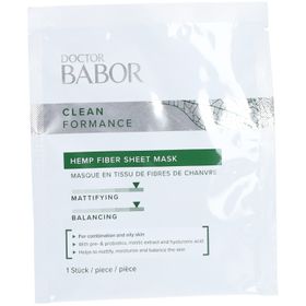 DOCTOR BABOR CLEANFORMANCE Hemp Fiber Sheet Mask