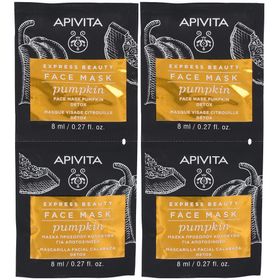 APIVITA EXPRESS BEAUTY Kürbis-Detox-Gesichtsmaske