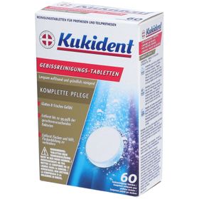 KUKIDENT Complete Reinigungstabletten für die Zahnprothese