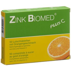 ZINK BIOMED PLUS C Lutschtabletten