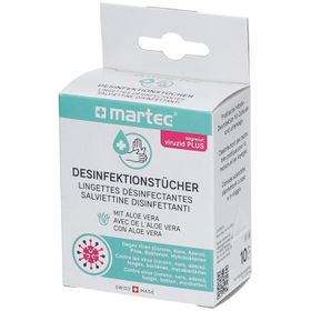MARTEC Desinfektionstücher mit Aloe Vera