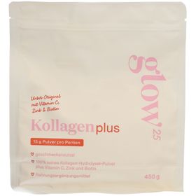 Glow25® Collagen Plus [450g] - mit Vitamin C, Zink und Biotin