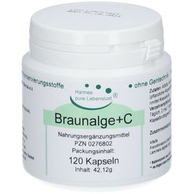 Hannes pure Lebenslust® Braunalgen +C Vegi-Kapseln