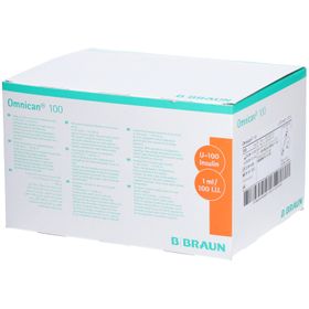B. Braun Omnican® 100 Einmal-Insulinspritze 0.30 x 8 mm G 30