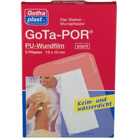 GoTa-POR PU-Wundfilm steril 15 cm x 10 cm