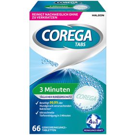 Corega TABS 3 Minuten, für herausnehmbaren Zahnersatz/ dritte Zähne