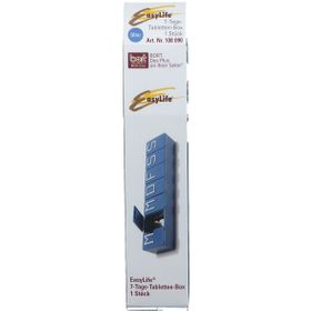 BORT EasyLife® 7-Tage-Tablettenbox blau