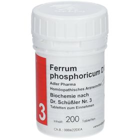 Adler Pharma Ferrum phosphoricum D12 Biochemie nach Dr. Schüßler Nr. 3