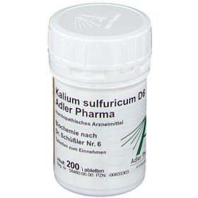 Adler Pharma Kalium sulfuricum D6 Biochemie nach Dr. Schüßler Nr. 6