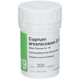 Adler Pharma Cuprum arsenicosum D12 Biochemie nach Dr. Schüßler Nr. 19