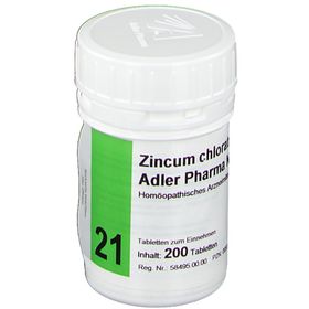 Adler Pharma Zincum chloratum D12 Biochemie nach Dr. Schüßler Nr. 21