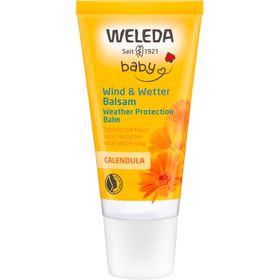 Weleda Baby Calendula Wind & Wetter Balsam - intensiver Schutz für zarte Gesichtshaut & kleine Hände