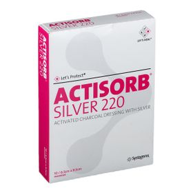 ACTISORB® SILVER 220 9,5 x 6,5 cm steril