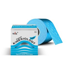 NASARA® Kinesiology-Tape classic 5 cm x 5 m Rolle Blau