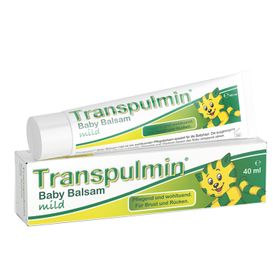 Transpulmin Baby Balsam mild: Wohltuender Erkältungsbalsam für Kinder ab 3 Monaten,