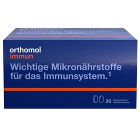 Orthomol Immun - Mikronährstoffe zur Unterstützung des Immunsystems - mit Vitamin C, Vitamin D und Zink - Tabletten/Kapseln