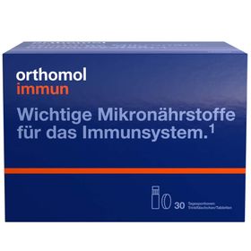 Orthomol Immun - Mikronährstoffe zur Unterstützung des Immunsystems - mit Vitamin C, Vitamin D und Zink - Trinkampullen/Tabletten