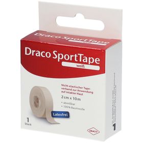 Draco SportTape 2 cm x 10 m weiß