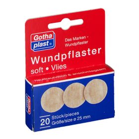 Gothaplast® Wundpflaster soft Vlies (hypoallergen) 2,5 cm Durchmesser