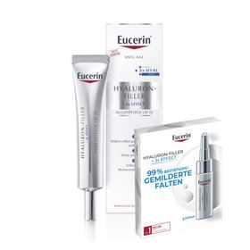 Eucerin® Hyaluron-Filler Augenpflege – mildert Falten und Krähenfüße rund um die Augen