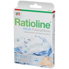 Ratioline® aqua Duschpflaster, transparent  8 x 10 cm