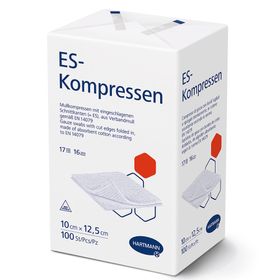 ES-Kompressen unsteril 16fach 10 x 12,5 cm