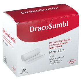 DracoSumbi Fixierbinde 10 cm x 4 m weiß