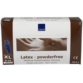 Latex-Handschuhe XL weiß puderfrei