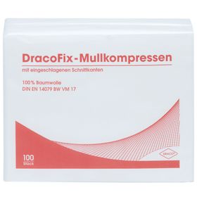 DracoFix Mullkompressen unsteril 8fach 7,5x7,5cm