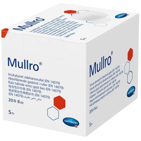 Mullro® Verbandmull gerollt 5 m x 10 cm