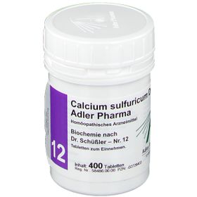 Adler Pharma Calcium sulfuricum D6 Biochemie nach Dr. Schüßler Nr. 12