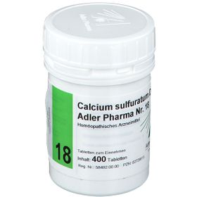 Adler Pharma Calcium sulfuratum D12 Biochemie nach Dr. Schüßler Nr. 18