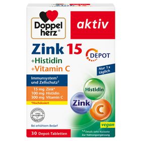 Doppelherz® aktiv Zink + Histidin + Vitamin C