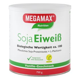 MEGAMAX® Nutrition Soja Eiweiß Vanille-Geschmack