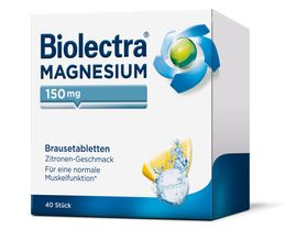 Biolectra® Magnesium 150 mg Brausetabletten Zitronengeschmack